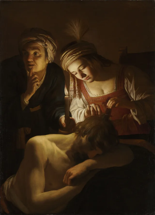 Samson et Dalila, Gerrit van Honthorst