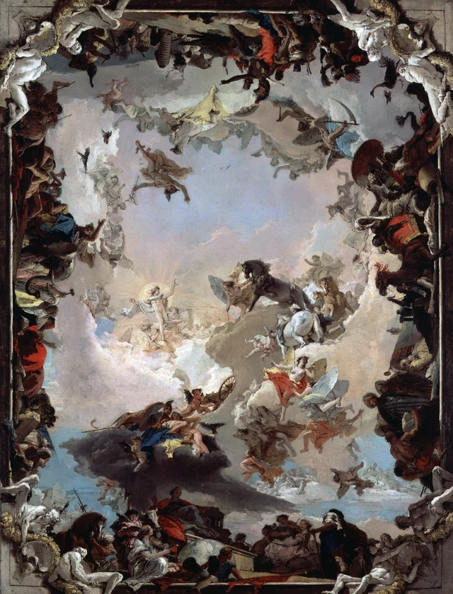 Allégorie des planètes et des continents