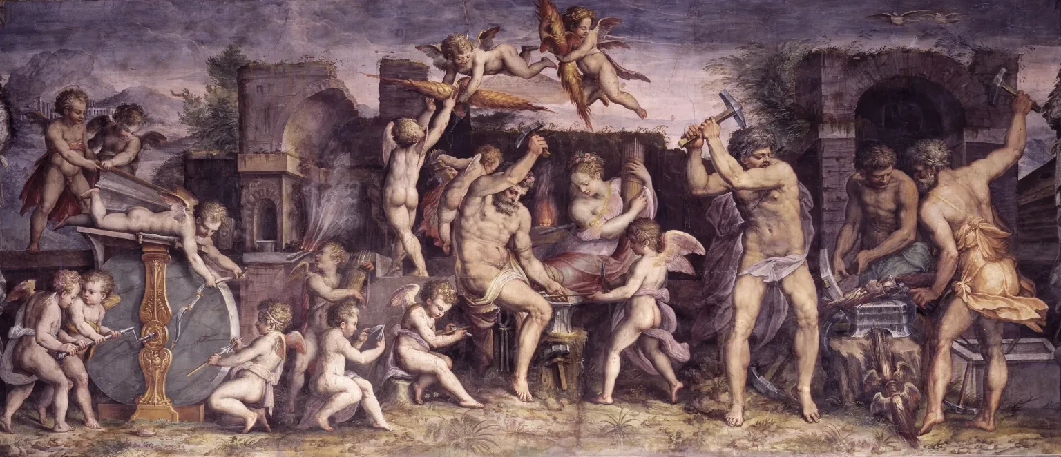 Vulcan's Forge (fresco in the Palazzo Vecchio), Giorgio Vasari