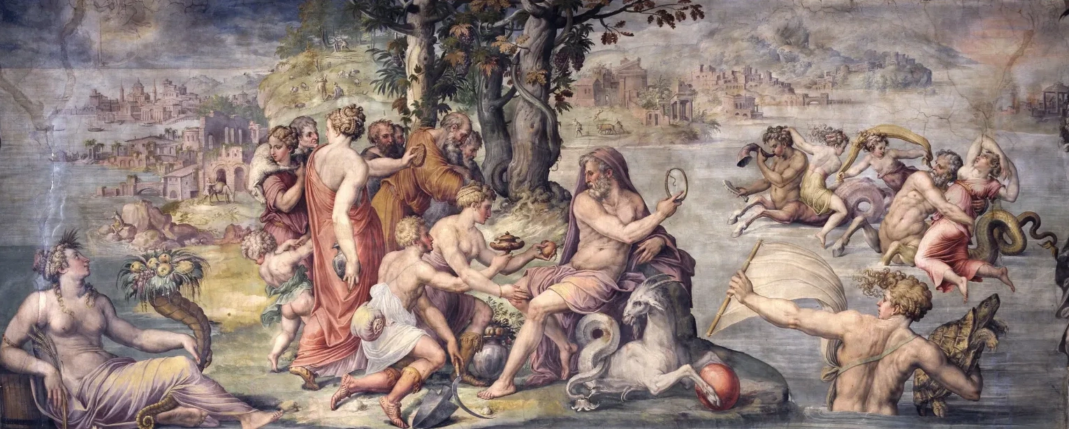 Las primicias de la tierra ofrecidas a Saturno, Giorgio Vasari