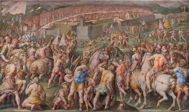 O assalto à fortaleza de Stampace, em Pisa