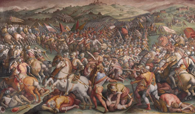 The Battle of Marciano in Val di Chiana, Giorgio Vasari