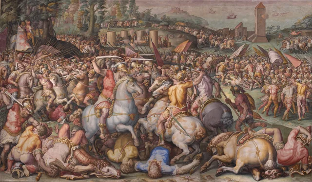 The Rout of the Pisans at Torre San Vincenzo, Giorgio Vasari