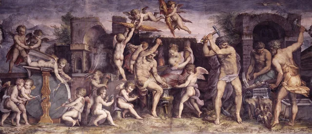La Forge de Vulcain (fresque du Palazzo Vecchio)