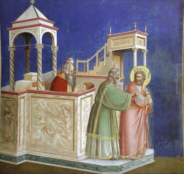 The Expulsion of Joachim from the Temple, Giotto di Bondone