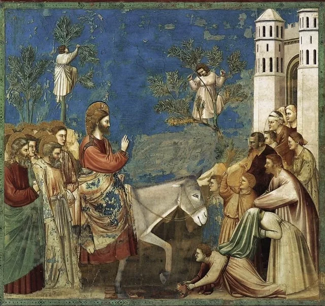 The Entry into Jerusalem, Giotto di Bondone