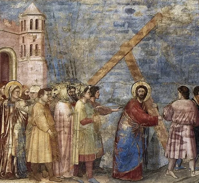 The Road to Calvary, Giotto di Bondone