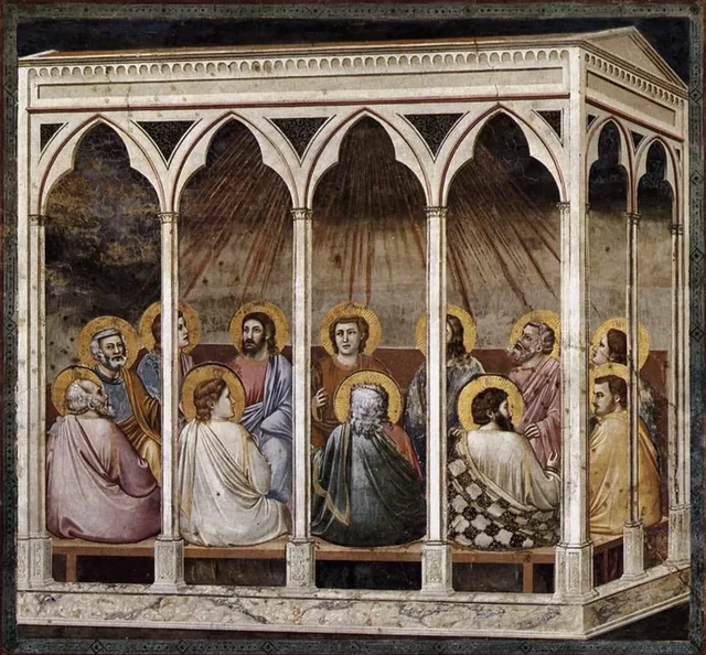 Pentecost, Giotto di Bondone
