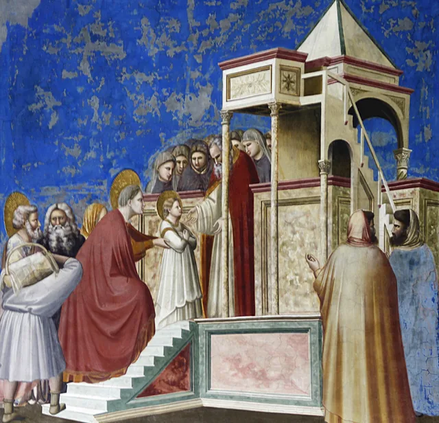 The Presentation of the Virgin at the Temple, Giotto di Bondone