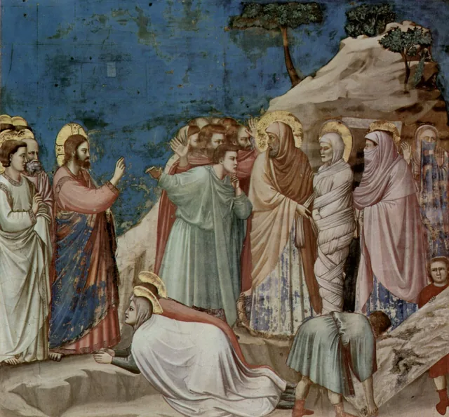 The Raising of Lazarus, Giotto di Bondone