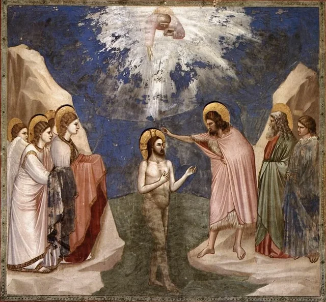 The Baptism of Christ, Giotto di Bondone