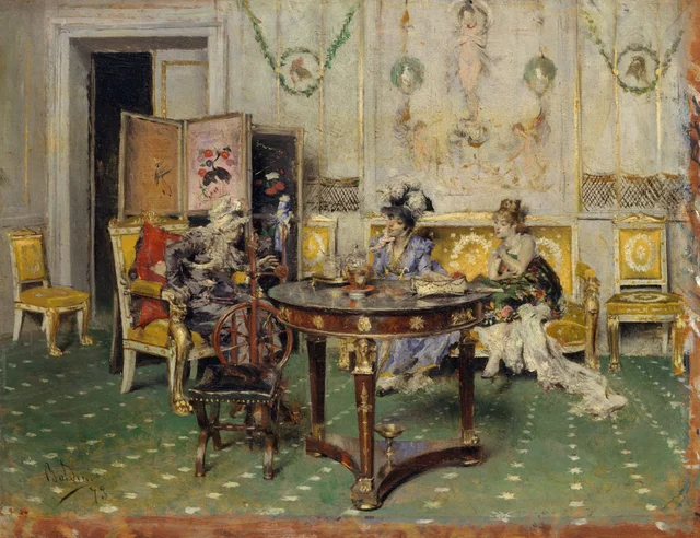 Gossip, Giovanni Boldini