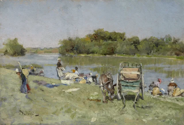 Washerwomen, Giovanni Boldini
