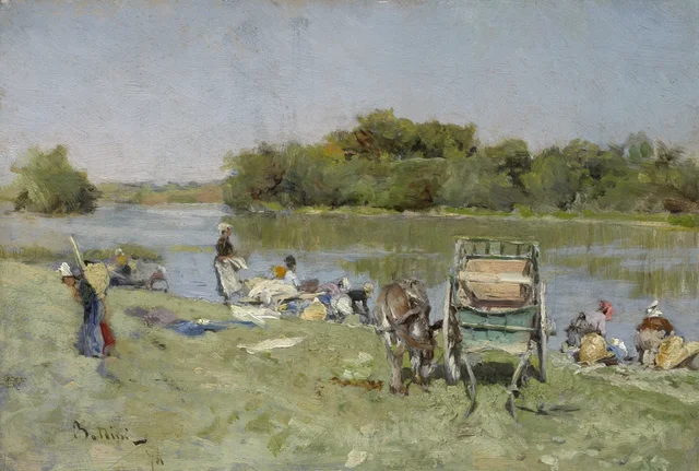 Washerwomen, Giovanni Boldini