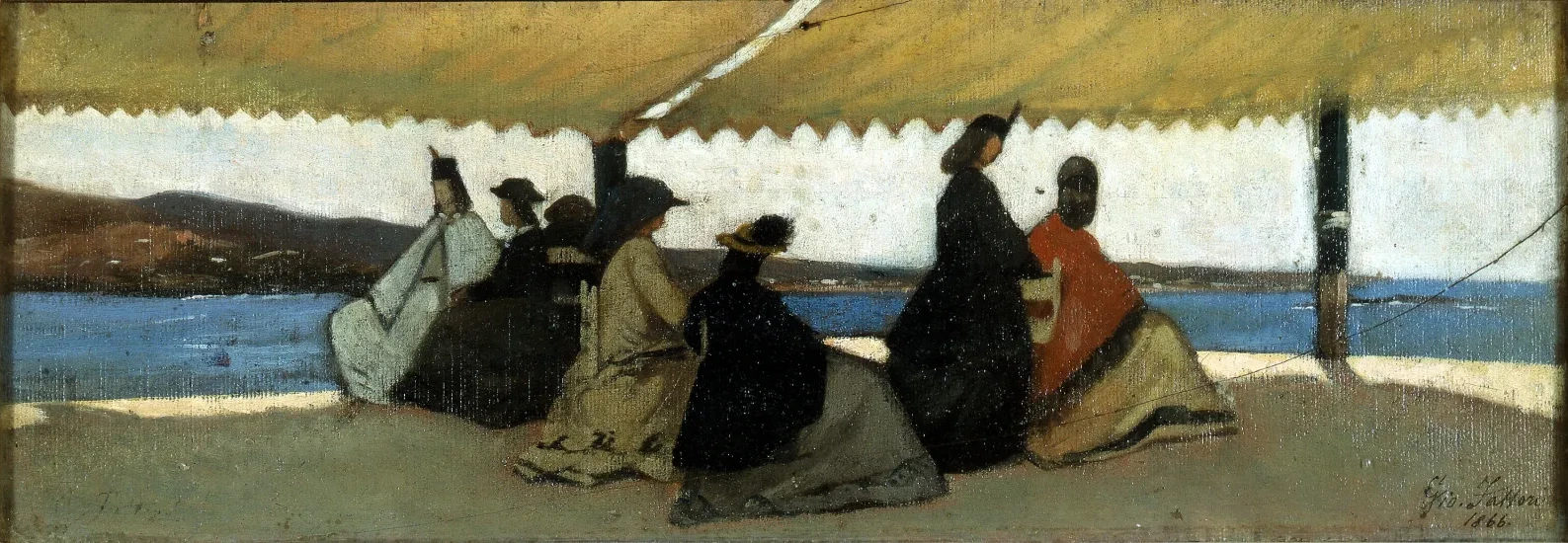 La Rotonde des bains Palmieri, Giovanni Fattori