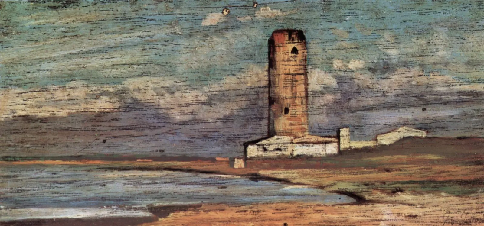 La Tour rouge, Giovanni Fattori
