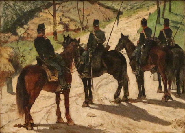 Chevau-légers en reconnaissance, Giovanni Fattori