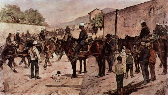 Military Exercises, Giovanni Fattori