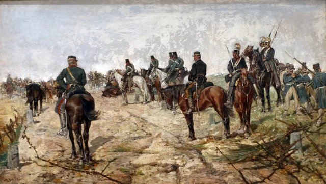 The Line of Battle, Giovanni Fattori
