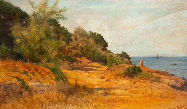 Le Bord de mer à Antignano, Giovanni Fattori