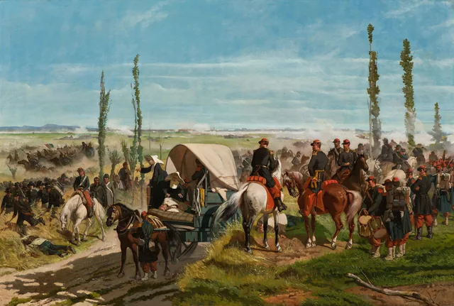 Le Camp italien après la bataille de Magenta, Giovanni Fattori