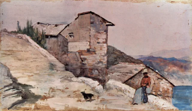 Rustic House by the Sea, Giovanni Fattori