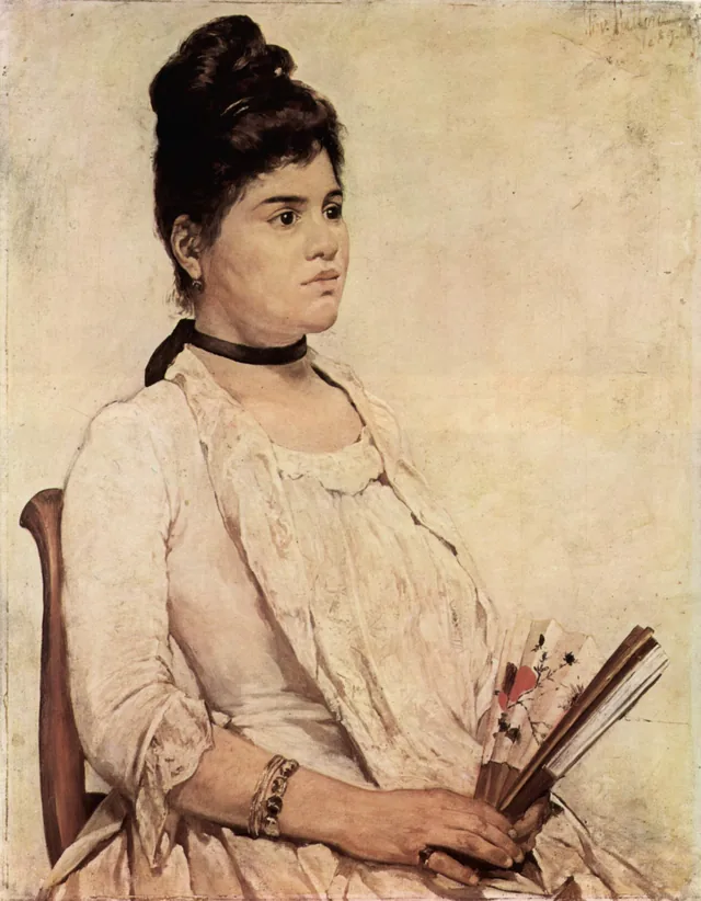 Portrait de la belle-fille de l'artiste, Giovanni Fattori