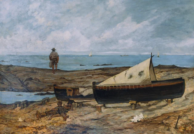 Na praia, Giovanni Fattori