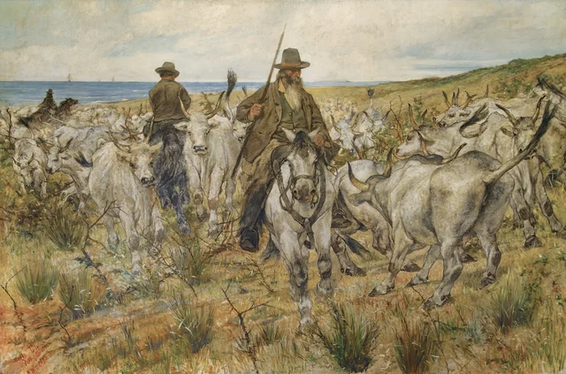Manadas da Maremma, Giovanni Fattori