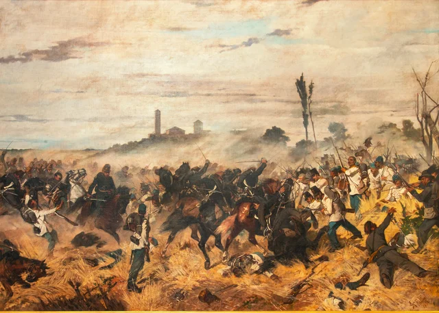 An Episode of the Battle of Montebello, 1859, Giovanni Fattori