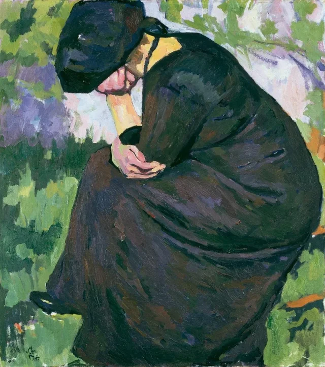 Femme en deuil