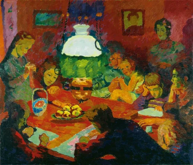 La Lampe, Giovanni Giacometti