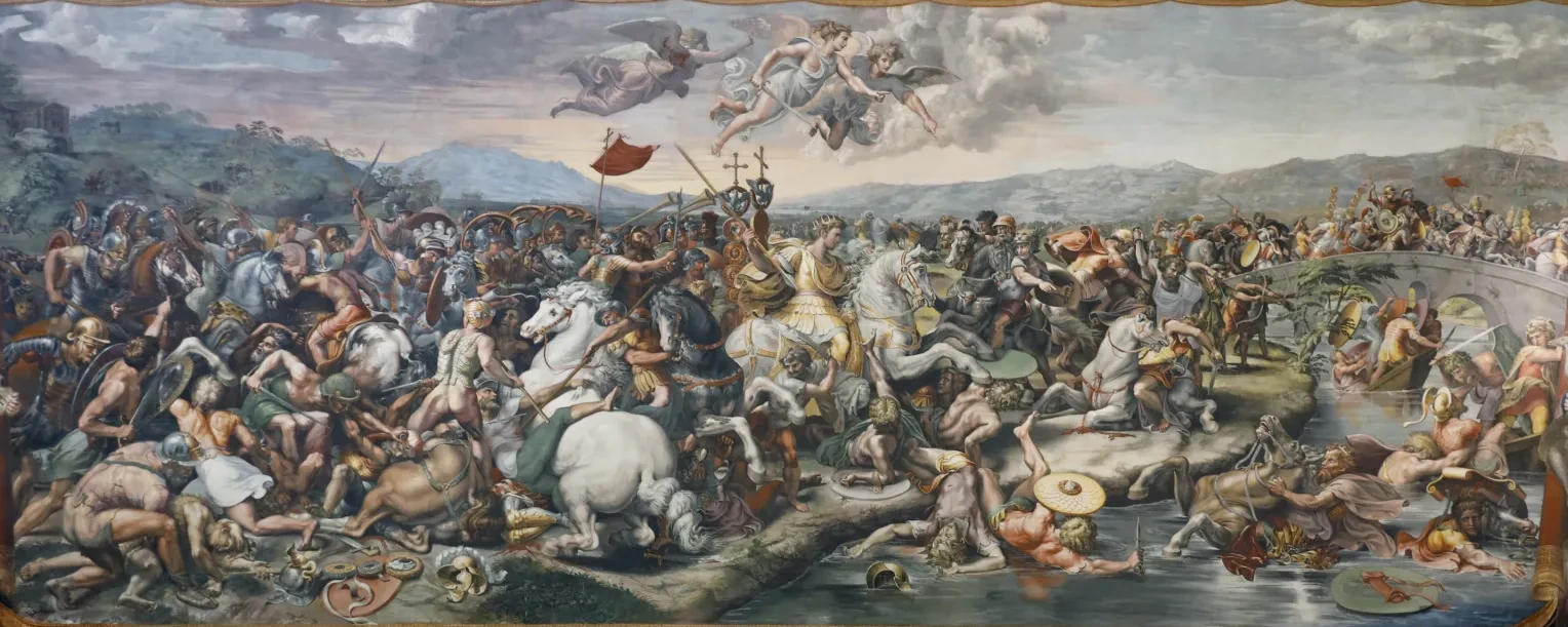 The Battle of the Milvian Bridge, Giulio Romano