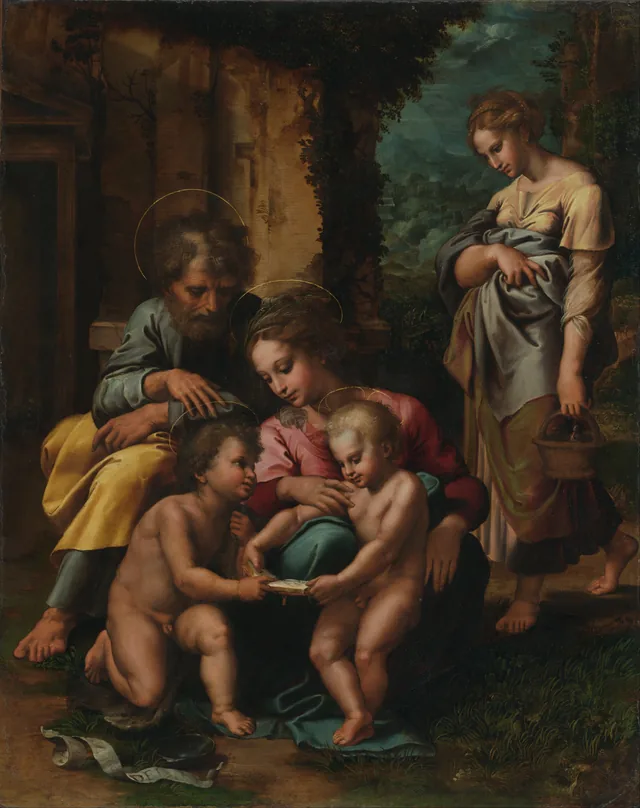 The Holy Family, Giulio Romano