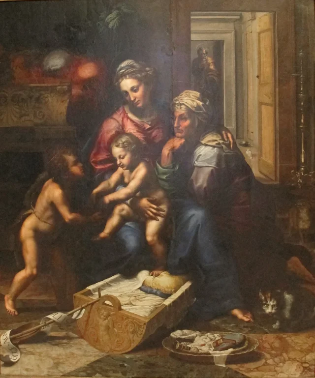The Madonna of the Cat, Giulio Romano