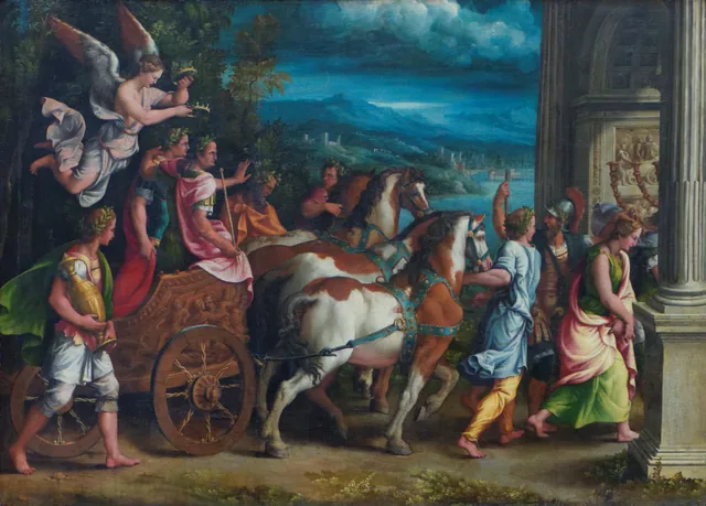 The Triumph of Titus and Vespasian, Giulio Romano