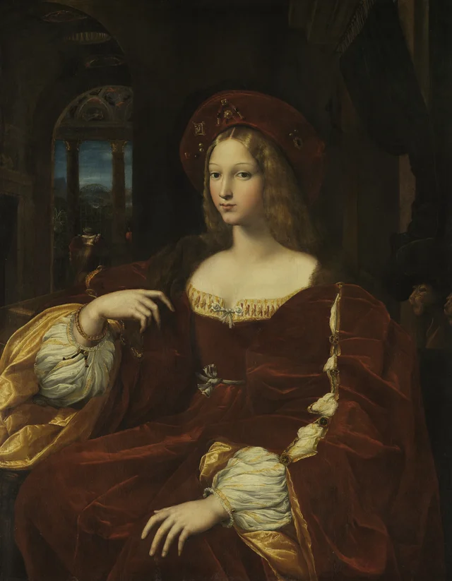 Retrato de doña Isabel de Requesens, virreina de Nápoles, llamado durante mucho tiempo Retrato de Juana de Aragón