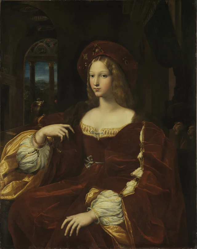 Portrait of Doña Isabel de Requesens, Vicereine of Naples, Giulio Romano