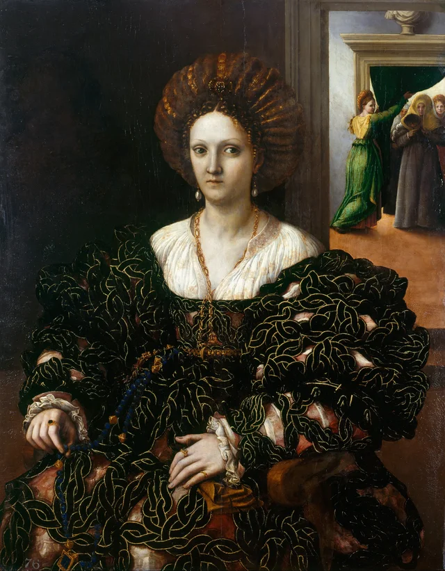 Portrait of Margherita Paleologo, Giulio Romano