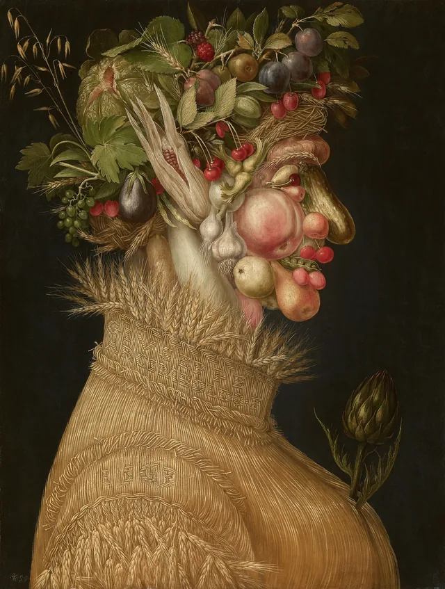 O Verão, Giuseppe Arcimboldo