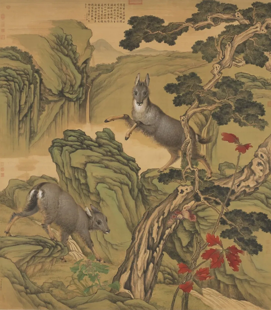 青羊, ジュゼッペ・カスティリオーネ（郎世寧）