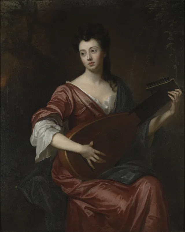 Arabella Hunt (1662-1705) Playing a Lute, Godfrey Kneller