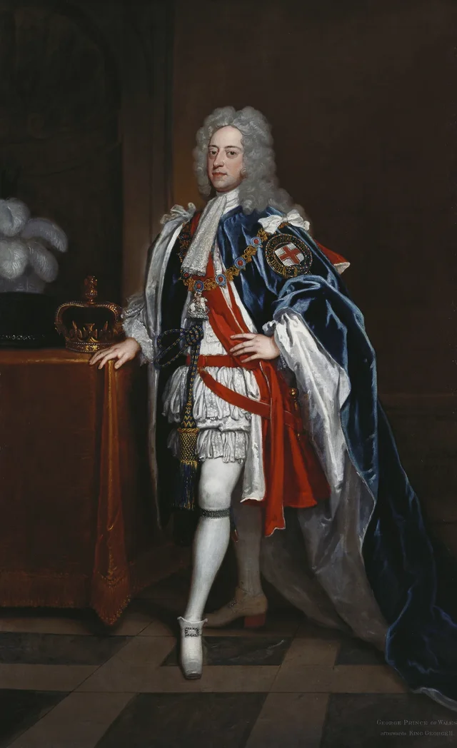 Jorge II (1683-1760), entonces príncipe de Gales, Godfrey Kneller