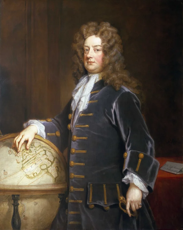 El almirante Edward Russell (1652-1727), primer conde de Orford, Godfrey Kneller