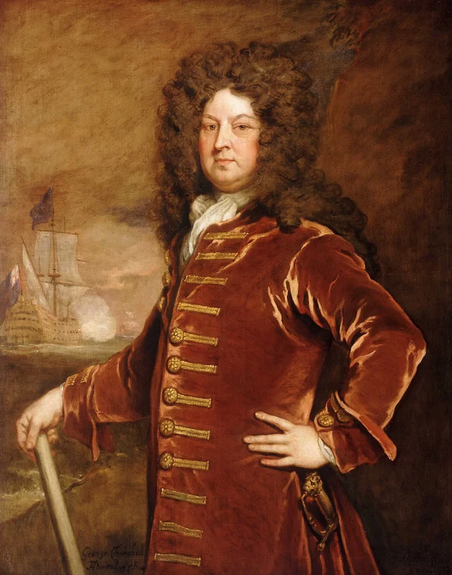 El almirante George Churchill (1654-1710)