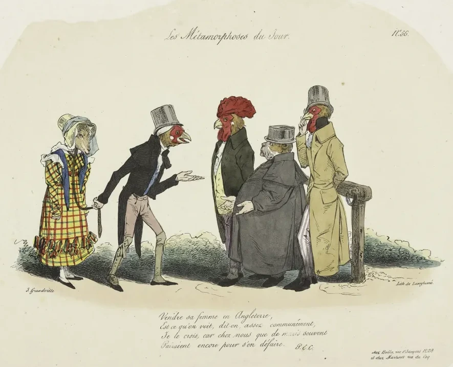 Selling one's wife in England, Grandville