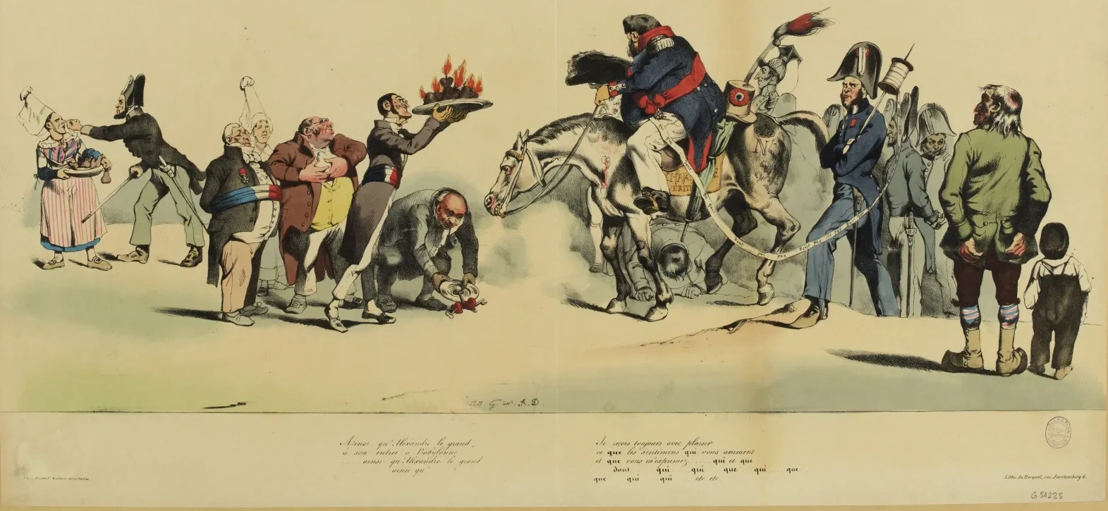 Viaje del pensamiento inmutable a través de las poblaciones presurosas, segunda parte, Grandville