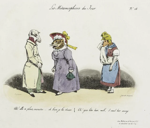 Oh! you like her, well, I send her away, Grandville