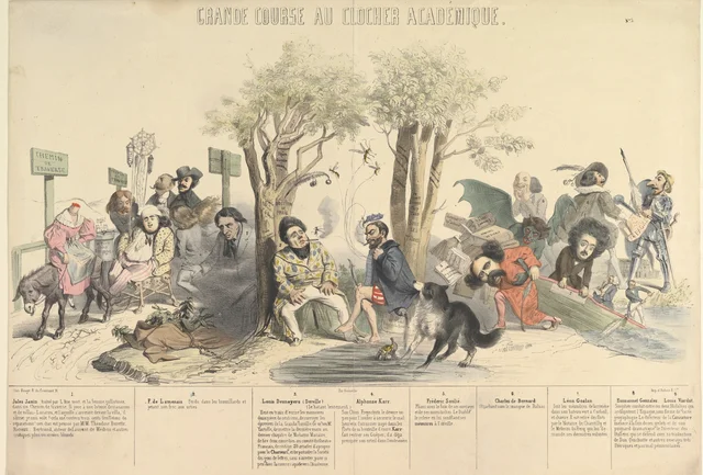 Grand Course au Clocher Académique, No. 5, Grandville
