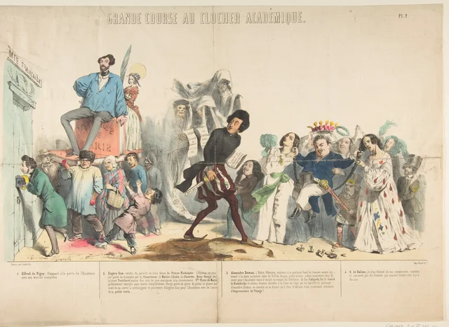 Grande corrida de obstáculos acadêmica, prancha 2, Grandville